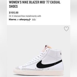 Women’s Nike Blazer Mid ‘77 - Size 10